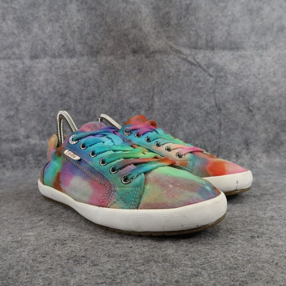 Taos Shoes Womens 7.5 Sneakers Casual Lifestyle Star Tie Dye Trainer Walking Low